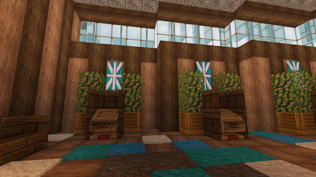 Downtown Reveille polling station